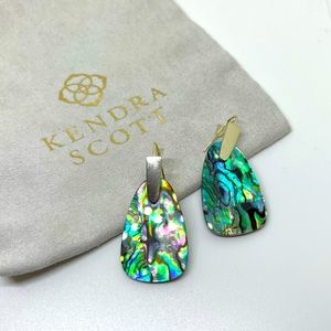 Kendra Scott iridescent drop earrings